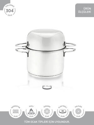 Hascevher 18 cm Midye Tencere Tabanlı - 3