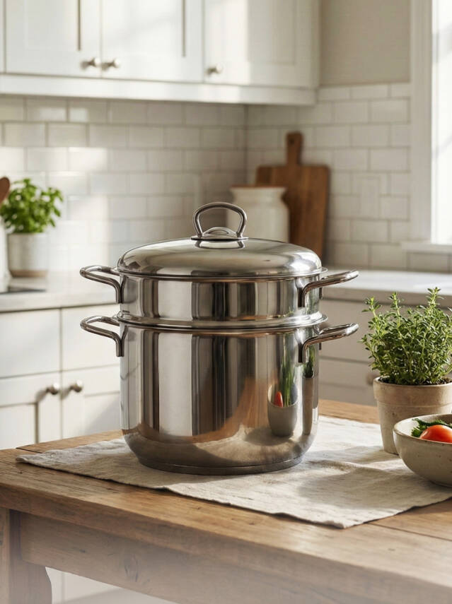 Hascevher 24 cm Kuskus Tencere - 1