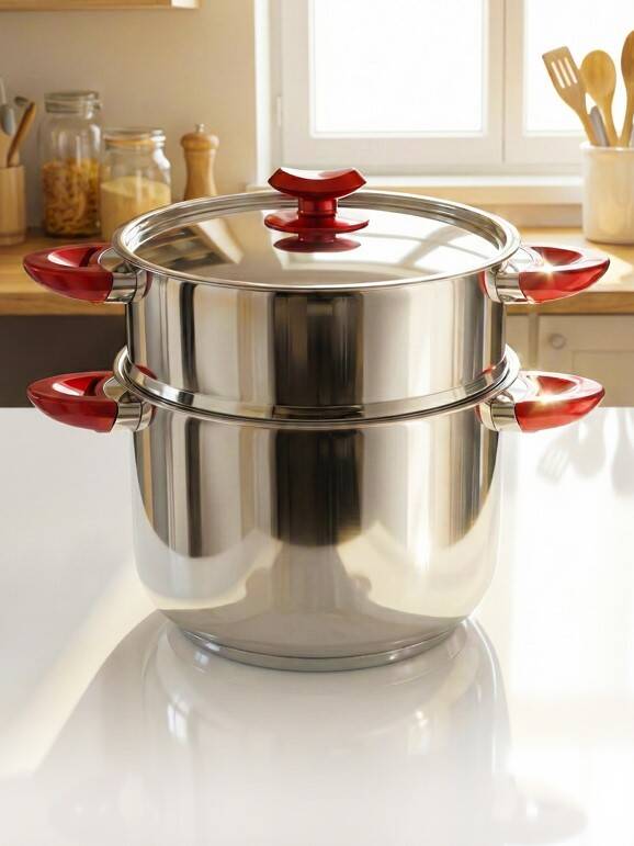 Hascevher 32 cm Kuskus Tencere - 1