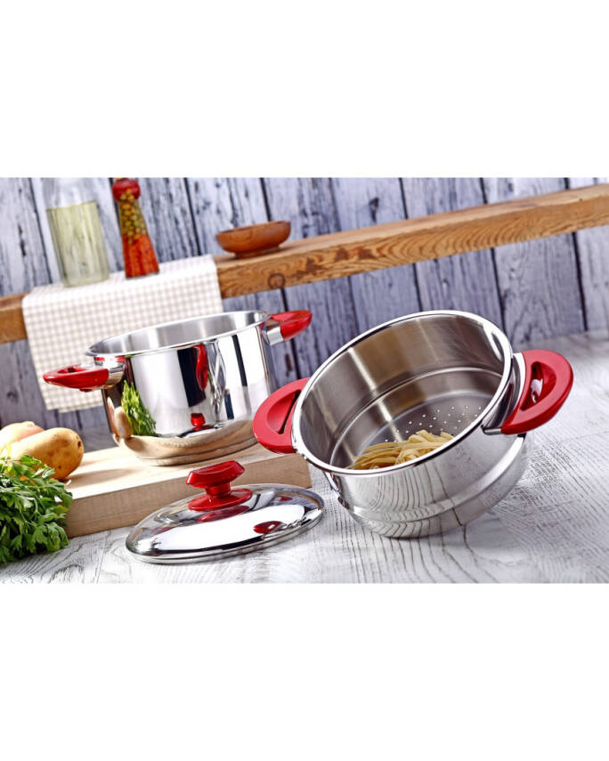 Hascevher 32 cm Kuskus Tencere - 1