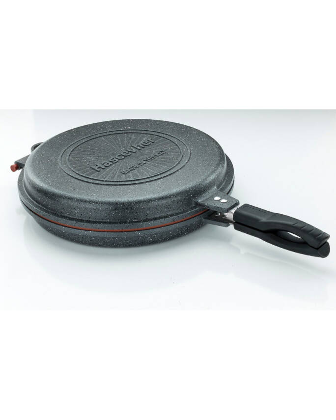 Hascevher 32 cm Yuvarlak Çift Taraflı Tava - 1