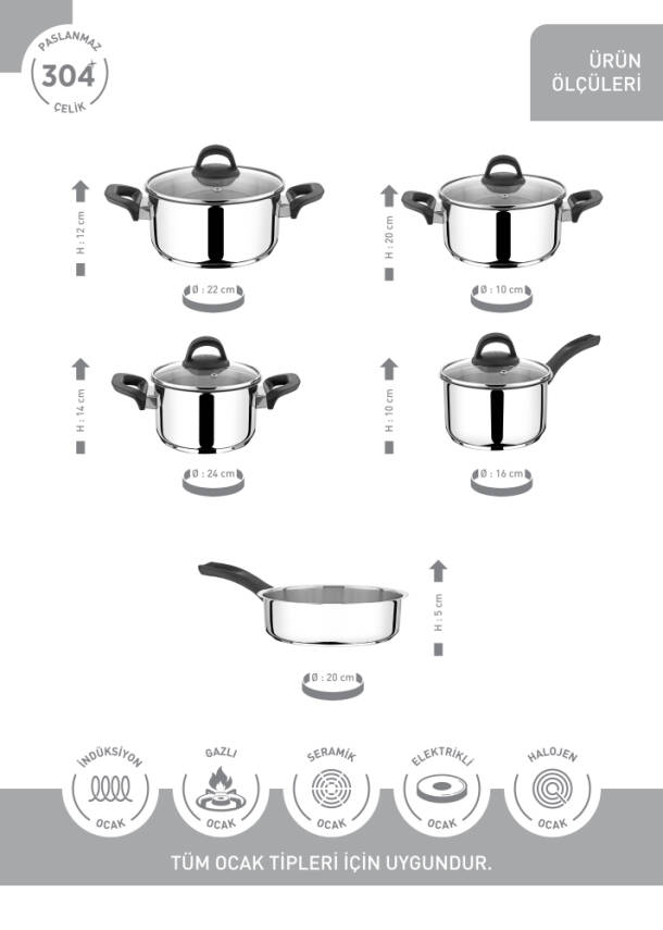 Hascevher 9 Pcs Beren Set - 3