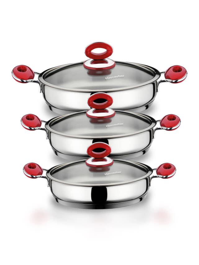 Hascevher Anemon 6 Pcs Omlet Tencere Seti - 2