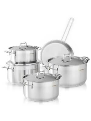 Hascevher Anett 9 Parça Tencere Seti - 2