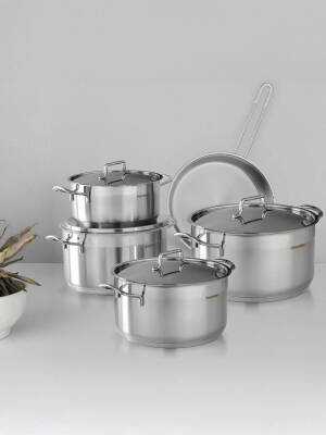 Hascevher Anett 9 Parça Tencere Seti - Hascevher