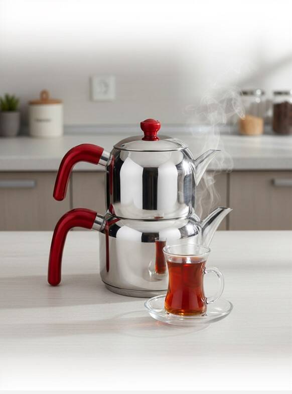 Hascevher Armada Orta Boy Çaydanlık - 1