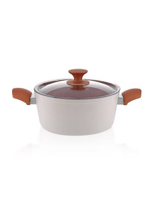 Hascevher Chef Granit 18x10 cm Tencere Cam Kapaklı - 2