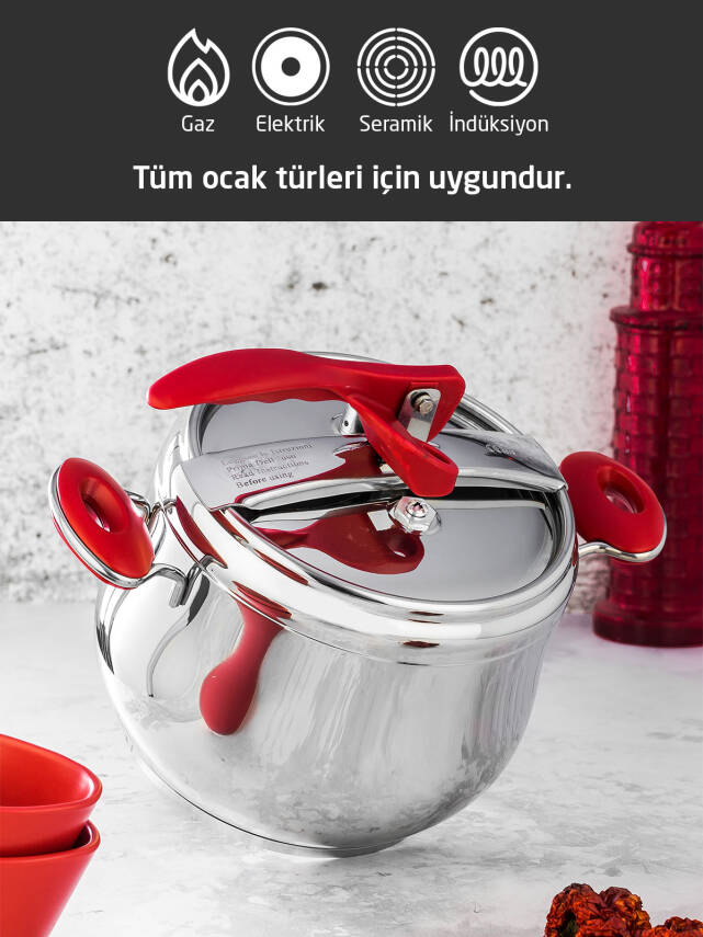 Hascevher Esila 12,0 lt Güveç Düdüklü Tencere - 4
