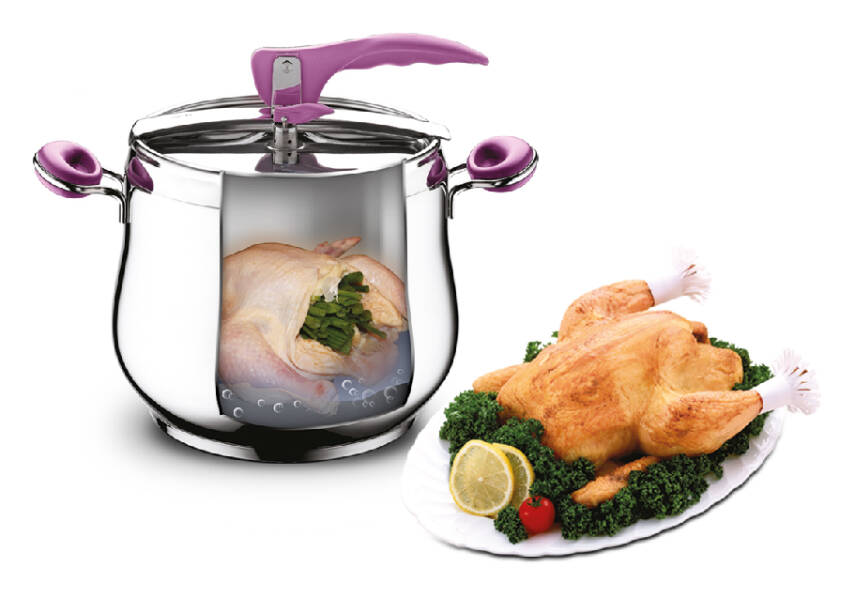 Hascevher Esila 12,0 lt Güveç Düdüklü Tencere - 2