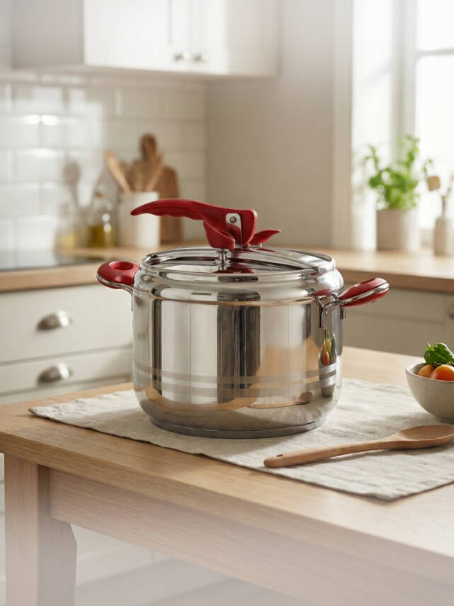 Hascevher Esila 5.0 lt Düz Düdüklü Tencere - 1