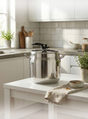 Hascevher Gastro 23,0 lt Düz Düdüklü Tencere - Hascevher