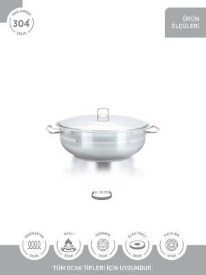 Hascevher Gastro 26 cm Karnıyarık Tencere - 3