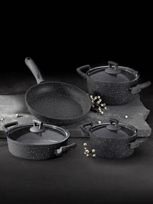 Hascevher Germanitium 7 Parça Granit Set - 1