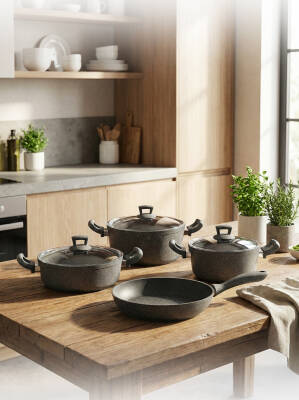 Hascevher Germanitium 7 Pcs Granit Set(18/22Ten/26Kar/26Tv) - Hascevher