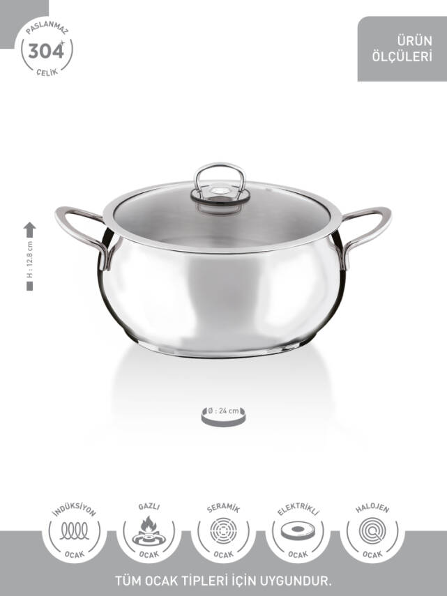 Hascevher Güzide 24x12,8 cm Tencere - 3