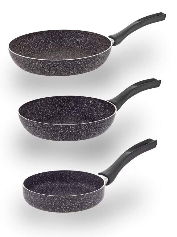 Hascevher Lavilla Prime Granit 3 Pcs Tava Seti (18/22/26) 2.2 mm - 2