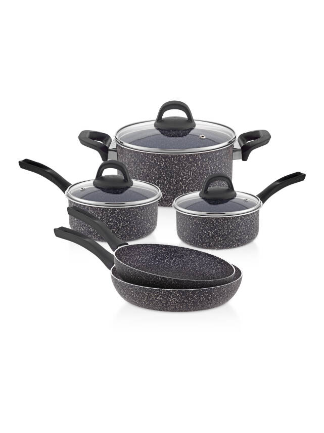 Hascevher Lavilla Prime Granit 8 Pcs Set - 2