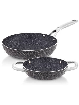 Hascevher Lavilla Prime Granit Dora 2 Parça Sahan&Tava Seti - 18 Sahan - 22 Tava - 3