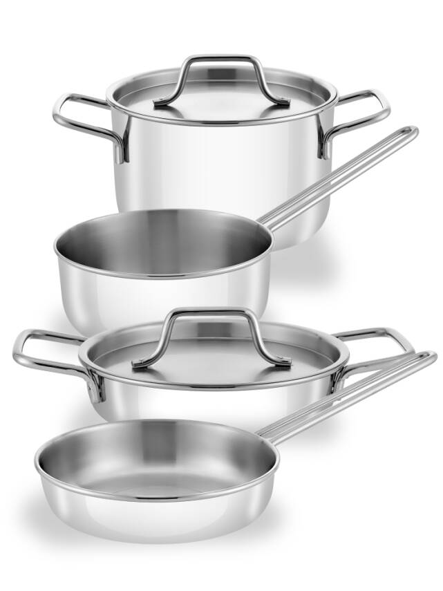 Hascevher Mini Chef Çelik Oyuncak 6 Pcs Tencere Seti - 1