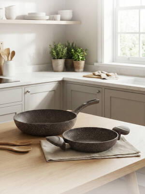 Hascevher Roller Granit 2 Pcs Set (20Sahan/26Tava) 4mm - Hascevher