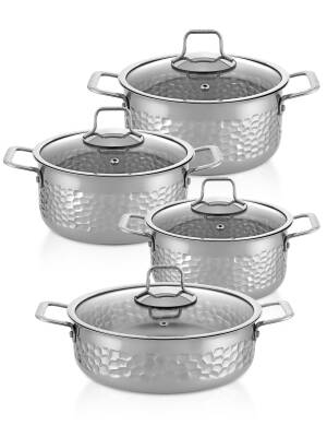 Hascevher Serra 8 Pcs Tencere Set - Hascevher