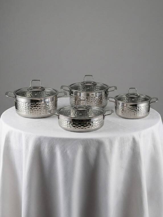 Hascevher Serra 8 Pcs Tencere Set - 2