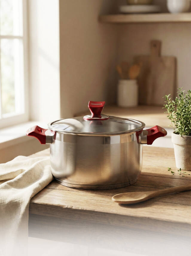 Hascevher Yaprak 20 cm Tencere - 1