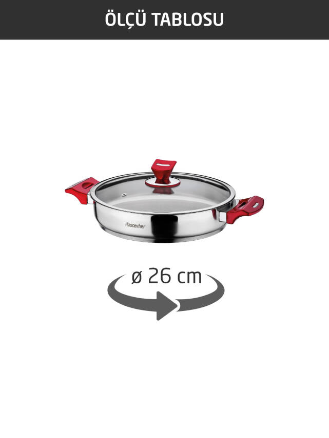 Hascevher Yaprak 26 cm Karnıyarık Tencere - 3