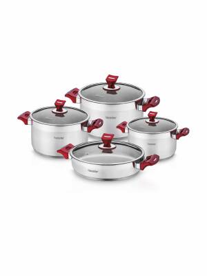 Hascevher Yaprak 8 Parça Tencere Seti - 2